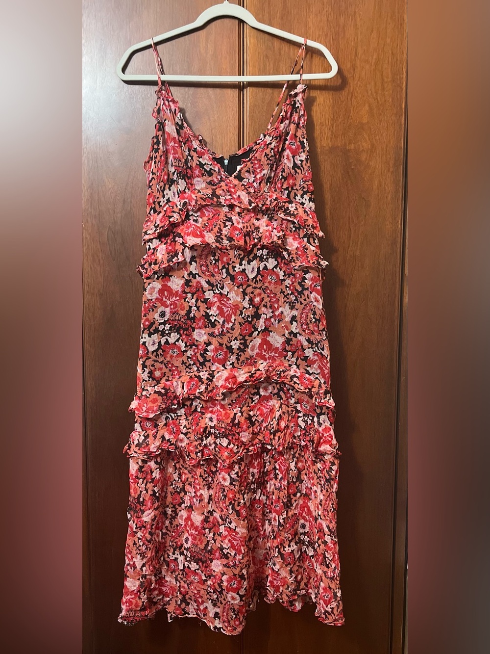 Stevie May Floral Tiered Ruffle Maxi Dress